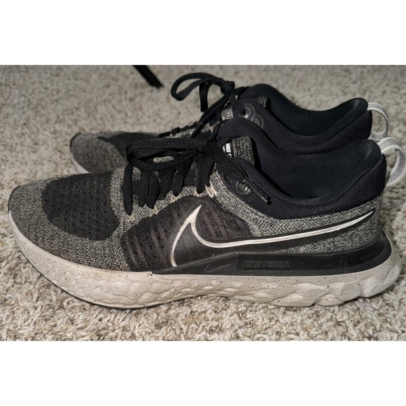 Nike Other - Nike React Infinity Run FK 2 Running Shoes Men's Size 11 CT2357-101 Black Oreo